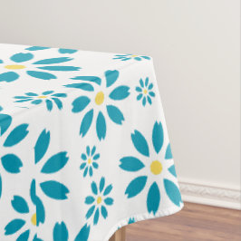 Mantel Moderna Flor de margarita contemporánea inicial