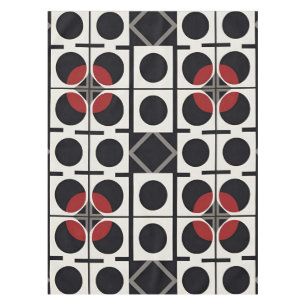 Mantel Moderno Abstracto Geométrico Con Círculos
