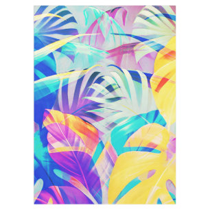 Mantel Moderno Color Pastel Floral Abstracto