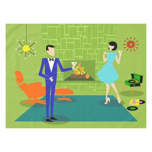 Mantel moderno de los pares de los mediados de (Frente (Horizontal))