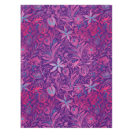 Mantel Moderno | Impresión floral | Rosa en morado