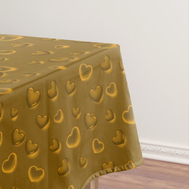 Mantel Moderno y lujoso Purpurina Gold Heart (In Situ)