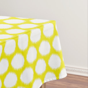 Mantel Modos dorados asiáticos con puntos de ikat