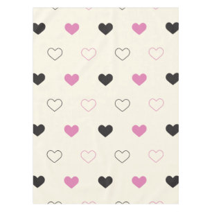 Mantel Mono Patrón de Corazón Simple y Adorable