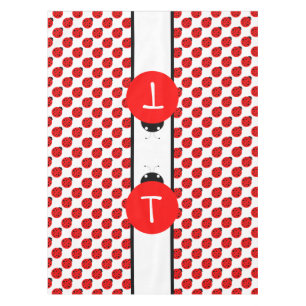 Mantel Monograma de insecto de labios