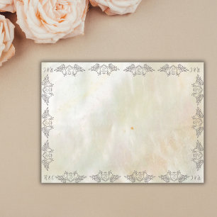 Mantel Monograma Elegante Madre de Perla SM. Boda