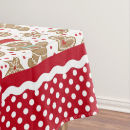 Mantel Monograma Gingerbread Man Navidades