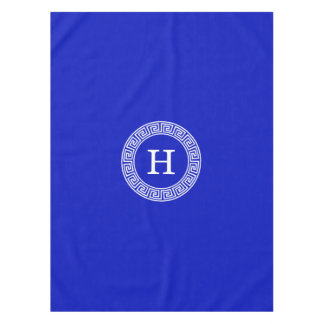 Mantel Monograma inicial del marco de la llave de griega