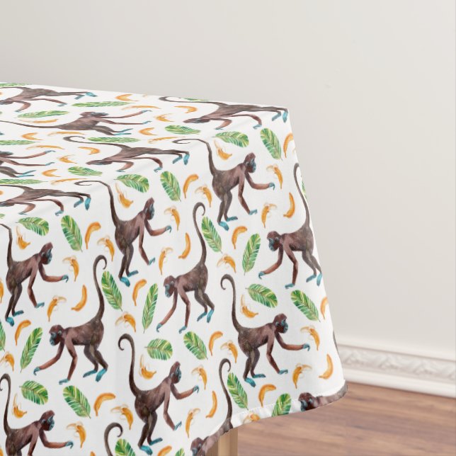 Mantel Monos dulces que hacen juegos malabares plátanos (In Situ)