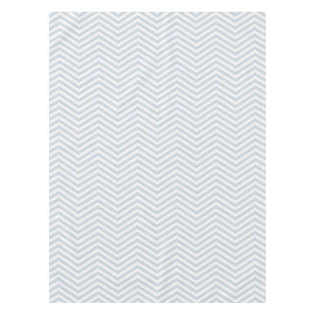 Mantel MonoZag Azul Niebla (Anverso)