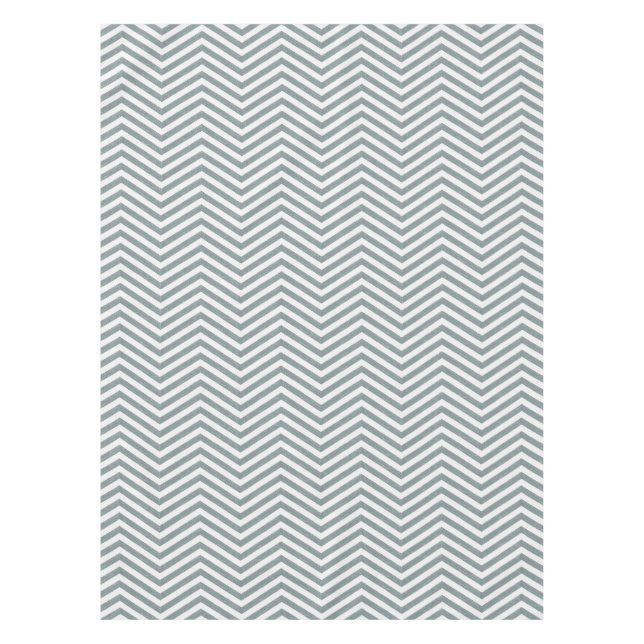 Mantel MonoZag Gris Océano (Anverso)