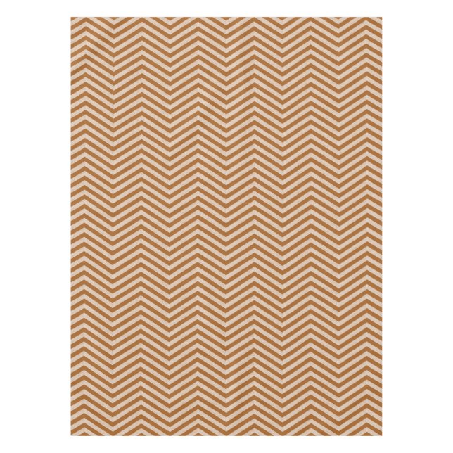 Mantel MonoZag Marrón Dorado (Anverso)