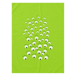 Mantel Monstruo de ojos verdes loco y curioso divertido