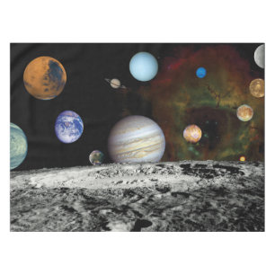 Mantel Montaje de imágenes del Voyager del Sistema Solar 