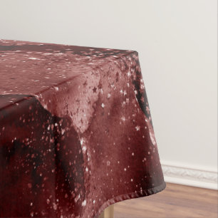Mantel Moody Agate   Henna Blood Red Garnet Jewel Tone