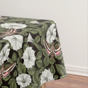 Mantel Moonflowers y esfinges