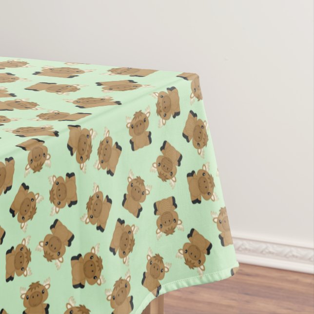 Mantel Moose Birday Party Green (In Situ)