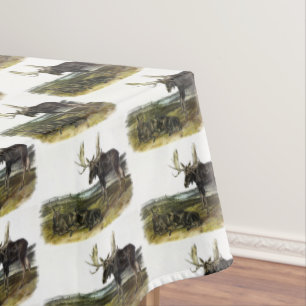 Mantel Moose Deer (Moose - Alces alces) de Audubon