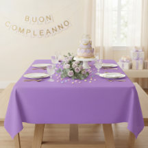 Mantel Morado - Perfecto para Fiestas de Cumpleaño