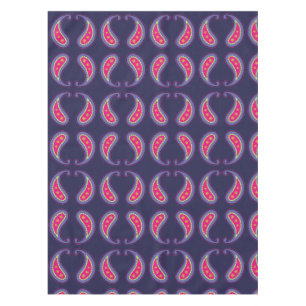 Mantel Morado y rosa paisley