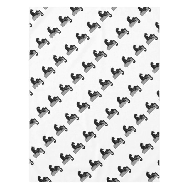 Mantel moreno negro (Anverso)