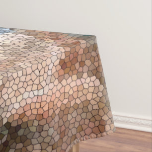 Mantel Mosaico abstracto del suroeste 60 x 84