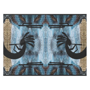 Mantel Mosaico azul del desierto del suroeste de Kokopell