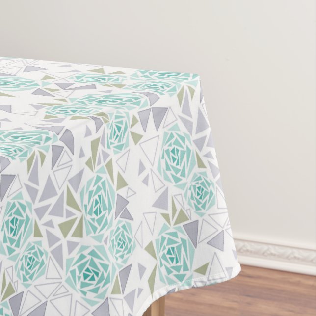 Mantel Mosaico, flores (In Situ)