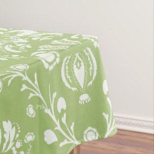 Mantel Moss Green Damask
