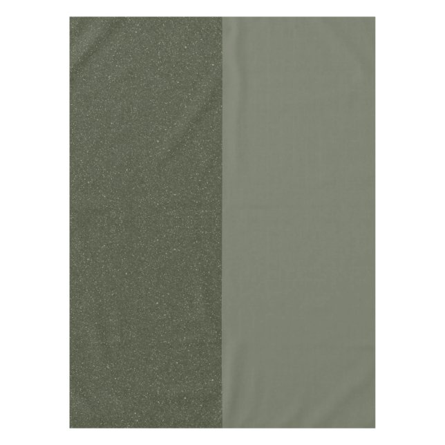 Mantel Moss Green Split Texlecloth - Personalizable (Anverso)