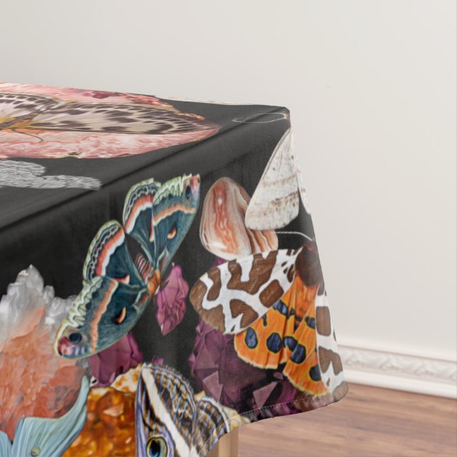 Mantel Moth Cotillion | Goblincore Witchry Tablecloth (In Situ)