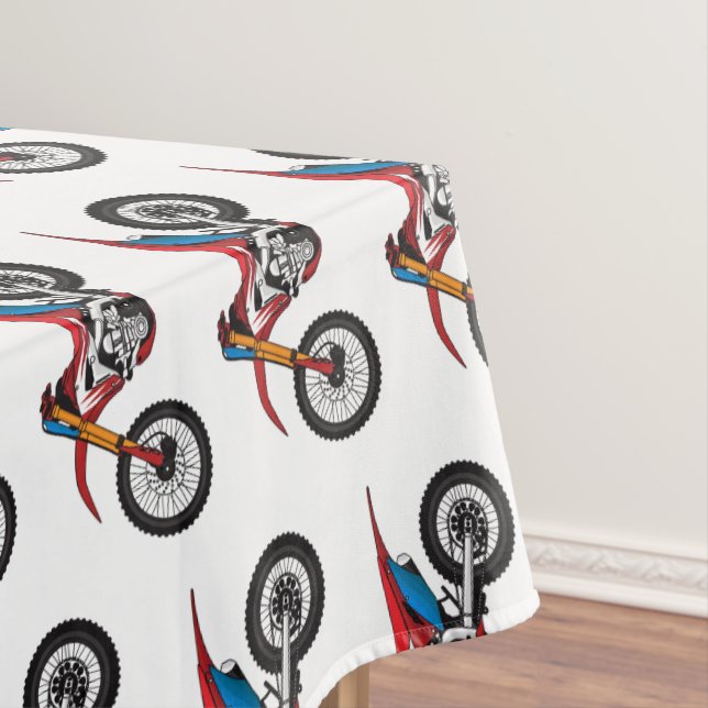 Mantel Moto de moto de tierra roja (In Situ)