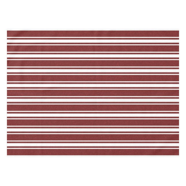 Mantel Mottled Double Striped Cranberry (Frente (Horizontal))