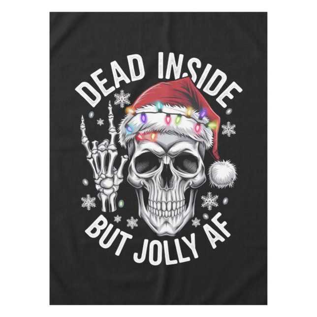Mantel Muertos Dentro Pero Navidades De Jolly AF Dan Esqu (Anverso)