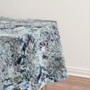 Mantel Muito Rústico fungo prateado sujo de carbono