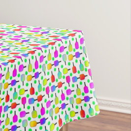 Mantel Multi-Colored Pickleball Paddles Green Pickleballs