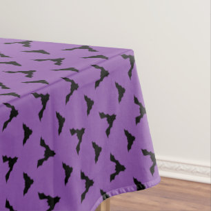 Mantel murciélago halloween púrpura