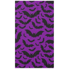 Mantel murciélagos vampiros góticos de halloween púrpura