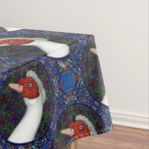 Mantel Muscovy Duck Head White