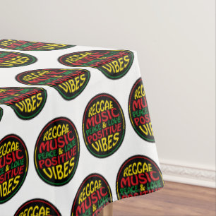 Mantel Música de reggae con dichos y citas positivas
