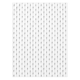 Mantel Música Motif Melding Treble Clef Black and White