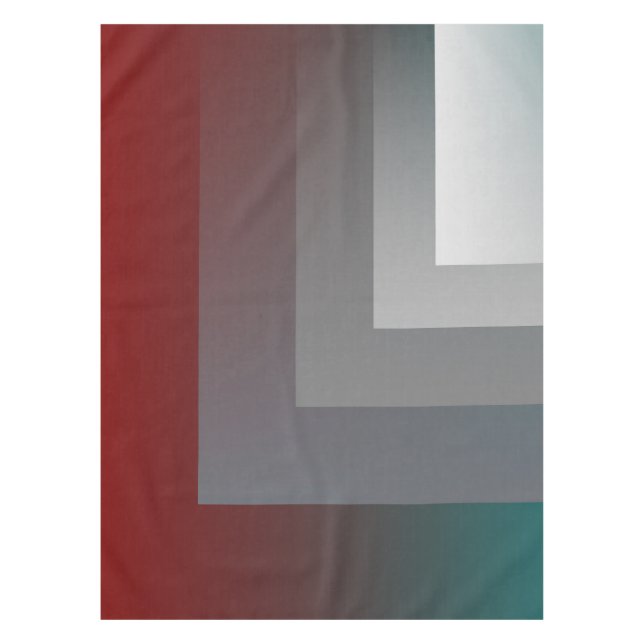 Mantel N - Borgoña gris verde azulado (Anverso)