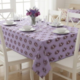 Mantel Nappe de Table Bouquet de Violettes