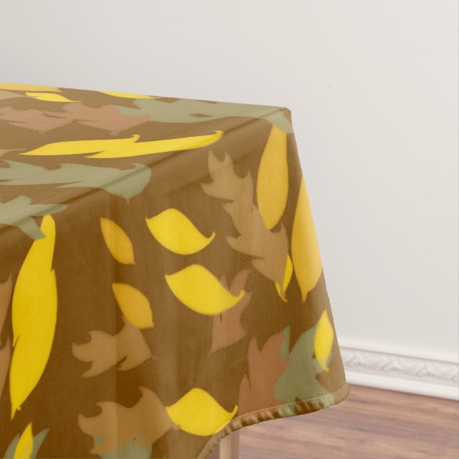 Mantel Nappe Hibou et Citrouilles d'Automne  (In Situ)