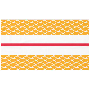 Mantel Naranja amarillo brillante divertido ondea franjas