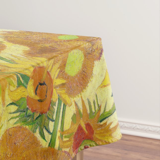 Mantel Naranja amarillo de arte moderno girasoles pintura (In Situ)