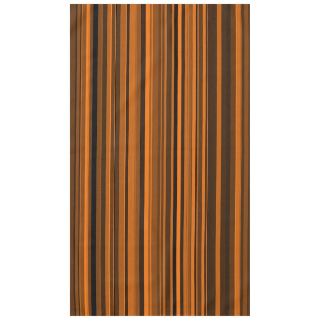 Mantel Naranja Brown Black Stripes (Anverso)