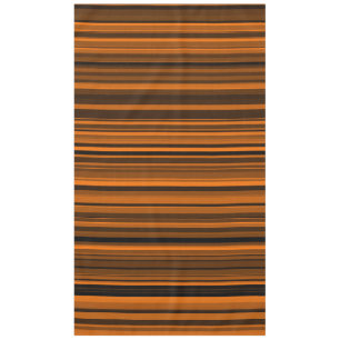 Mantel Naranja Brown Black Stripes