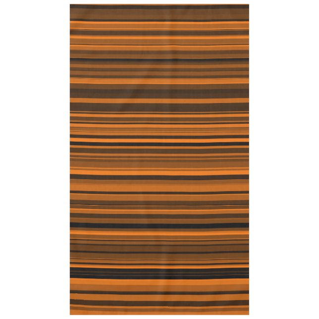 Mantel Naranja Brown Black Stripes (Anverso)