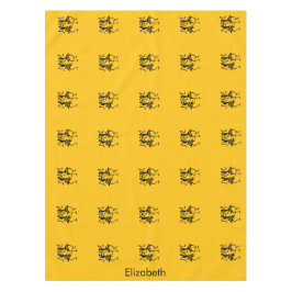 Mantel Naranja, celebración de la silueta negra